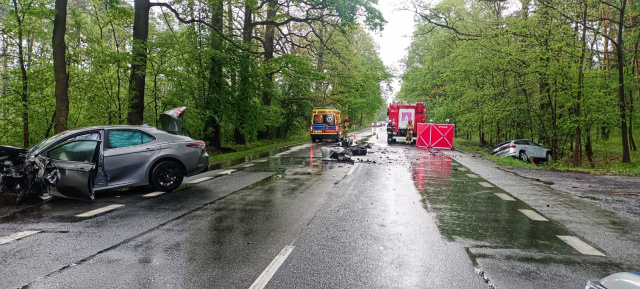 Śmiertelny wypadek na DK94 koło Opola. Zginął 33-letni kierowca [AKTUALIZACJA]