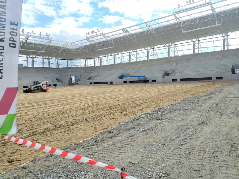 Budowa Stadionu Opolskiego, 24.03.2024 r. [fot. Witold Wośtak]